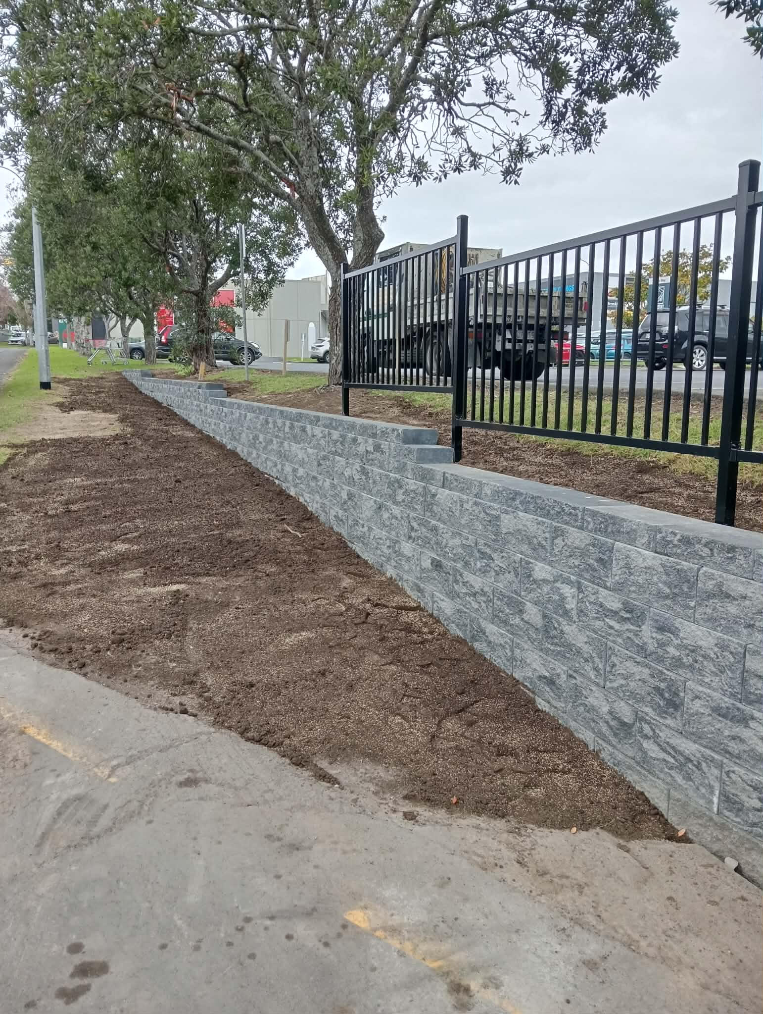 Block Retaining Wall